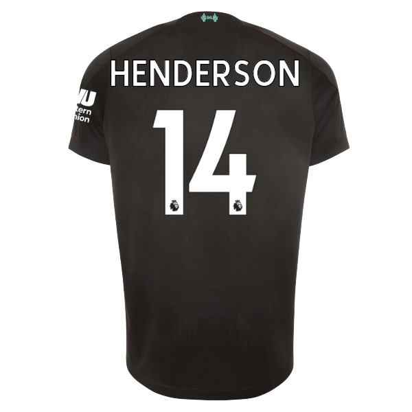 Camiseta Liverpool NO.14 Henderson 3ª 2019-2020 Negro